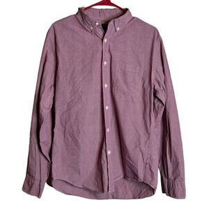 J. Crew Red Plaid Dress Shirt size Medium